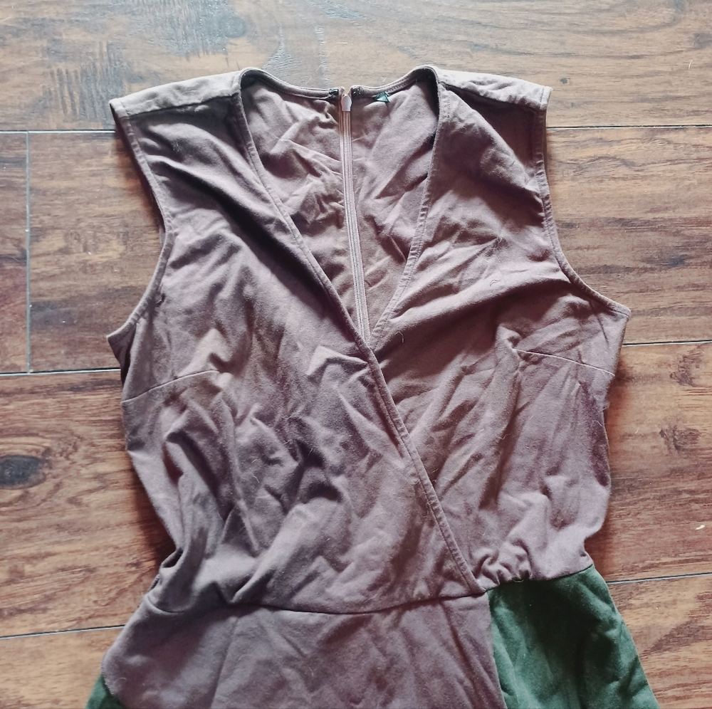 RARE HTF Boutique Forest Elven Maxi Dress - Picture 2 of 11